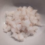 Ceviche de poisson au lait de coco : La photo est une représentation de l'étape 1