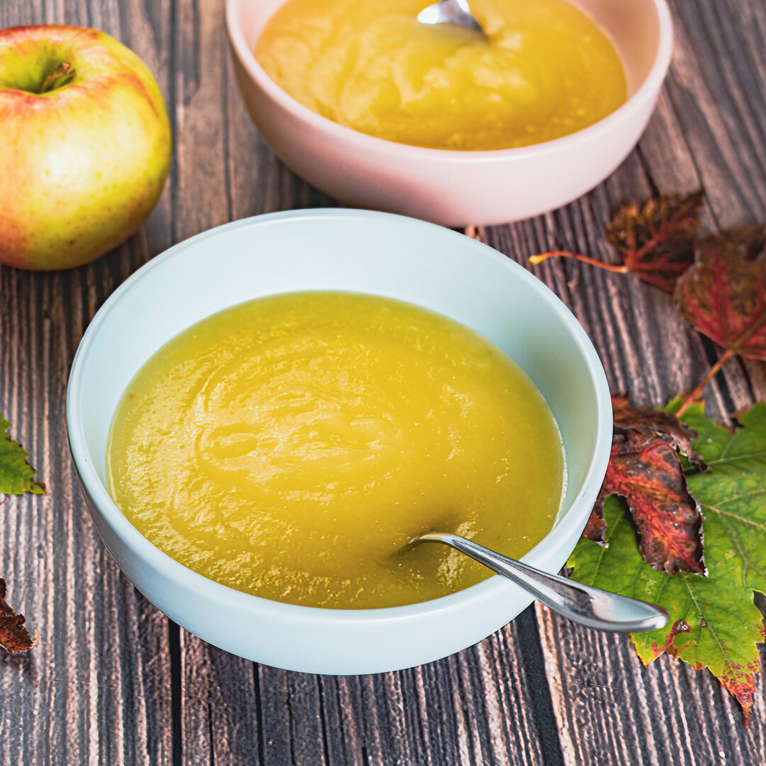 The photo represents the recipe: Best 3-Ingredients Applesauce