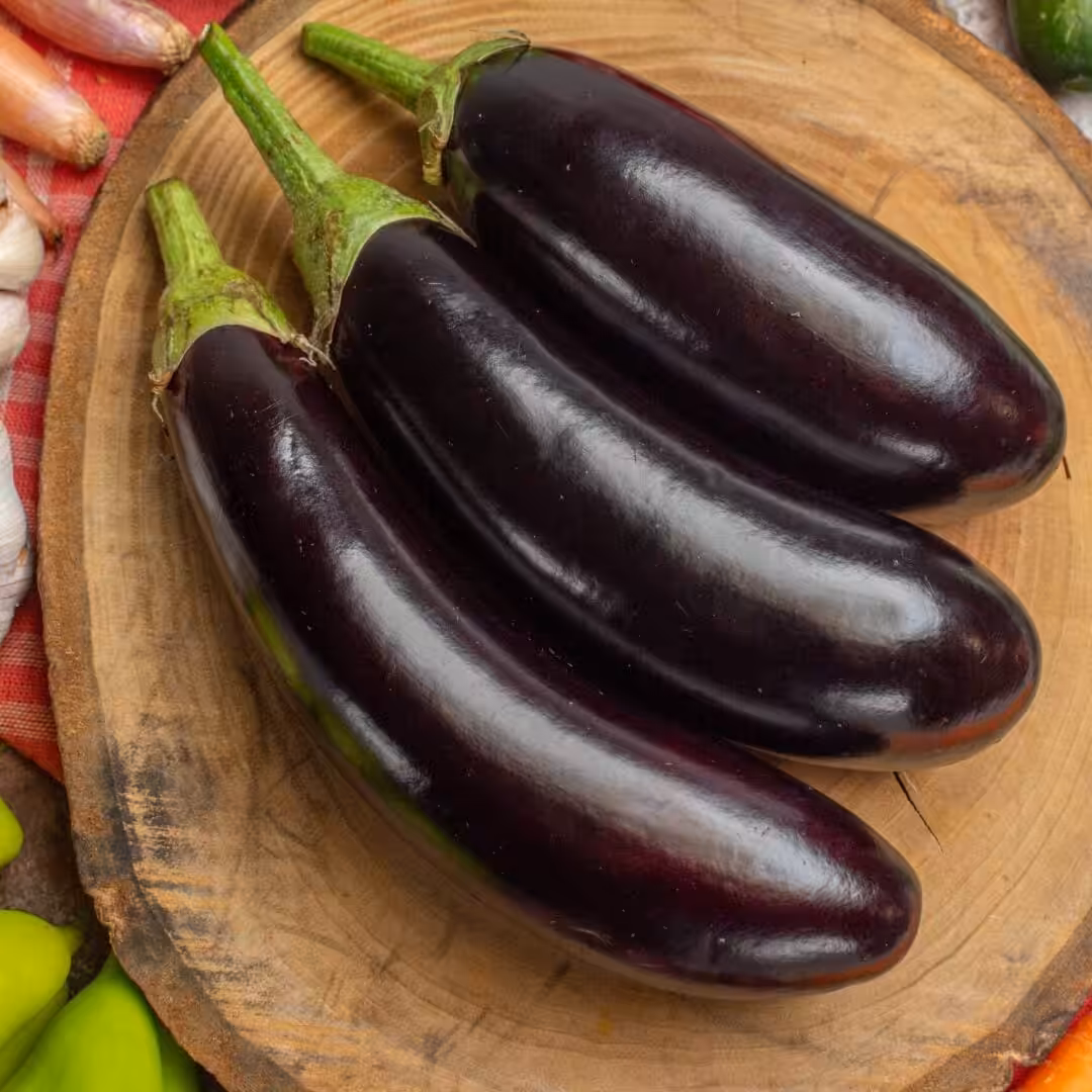 La photo représente l'ingrédient : Aubergine
