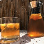 Peach iced tea: The image is a representative of the step 5