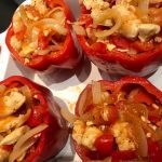 Basquaise-style stuffed peppers: The image is a representative of the step 9