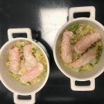 Sabayon de langoustines marinées au lait de coco, gingembre et citron vert : La photo est une représentation de l'étape 10