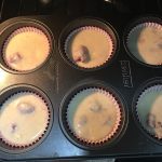 Muffin aux framboises et chocolat blanc : La photo est une représentation de l'étape 4