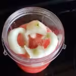 Smoothie estival pastèque, concombre et citron : La photo est une représentation de l'étape 4