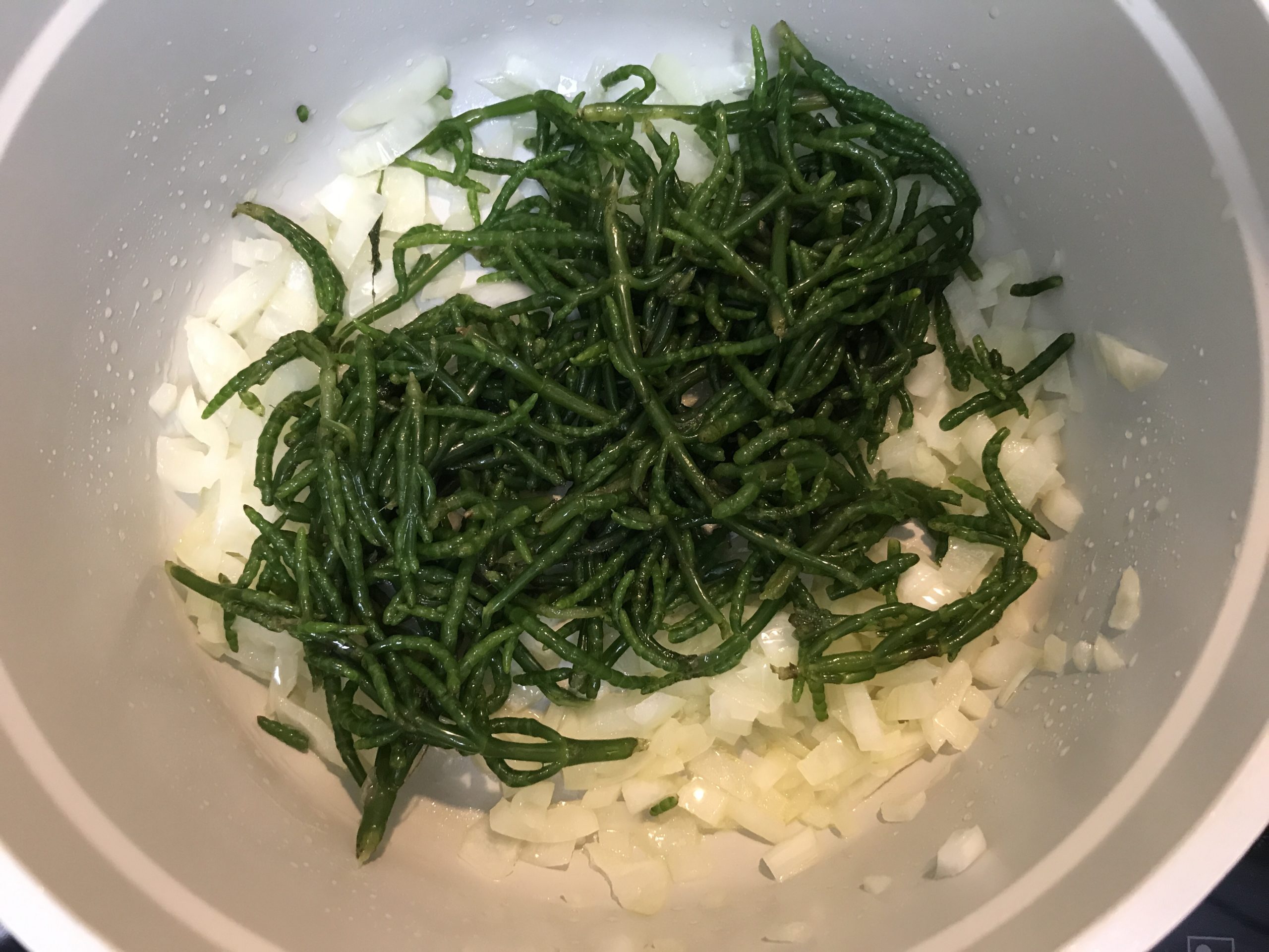 Langoustine and Samphire Risotto : La photo est une représentation de l'étape 12