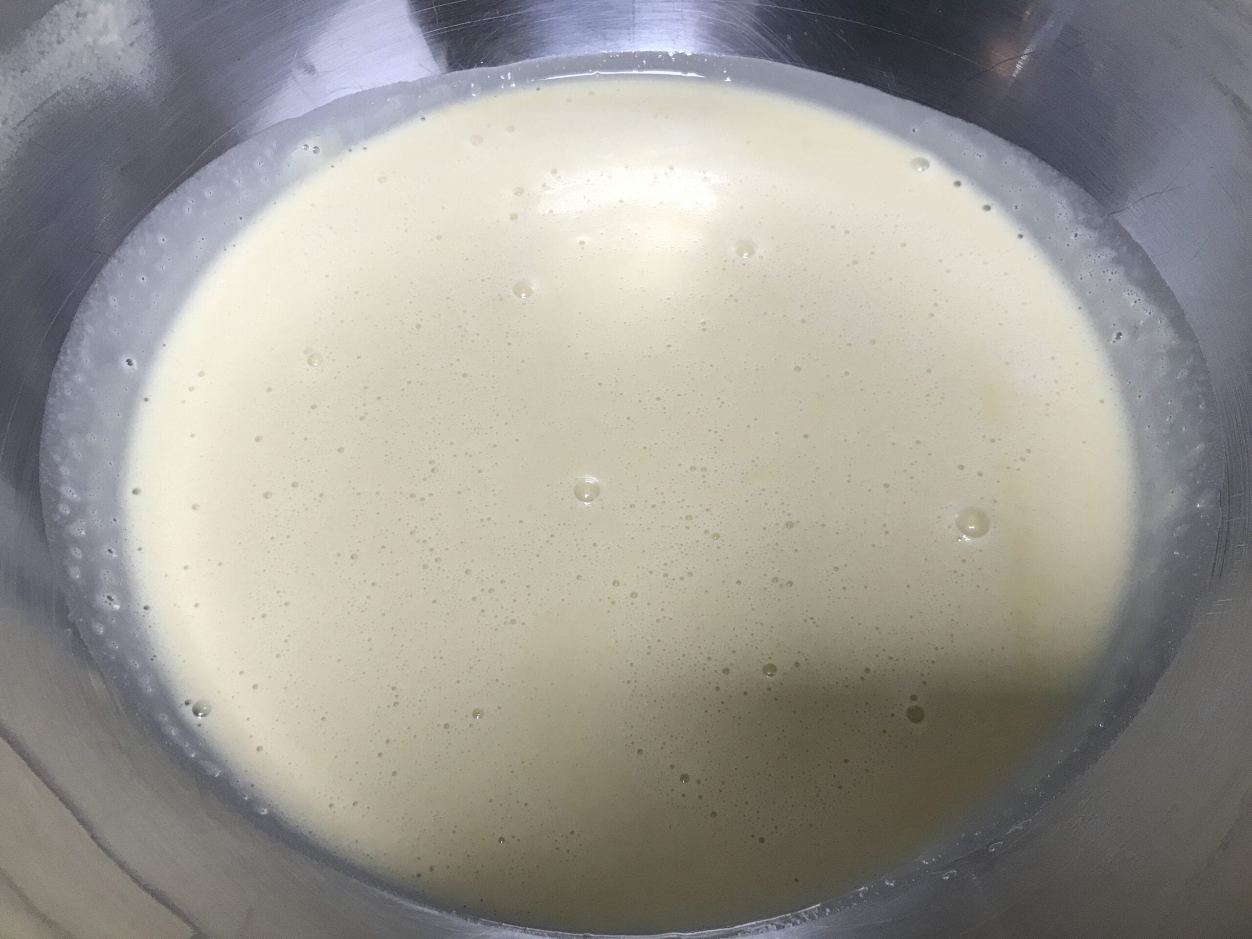 Lactose-free crepes with oat milk : La photo est une représentation de l'étape 3