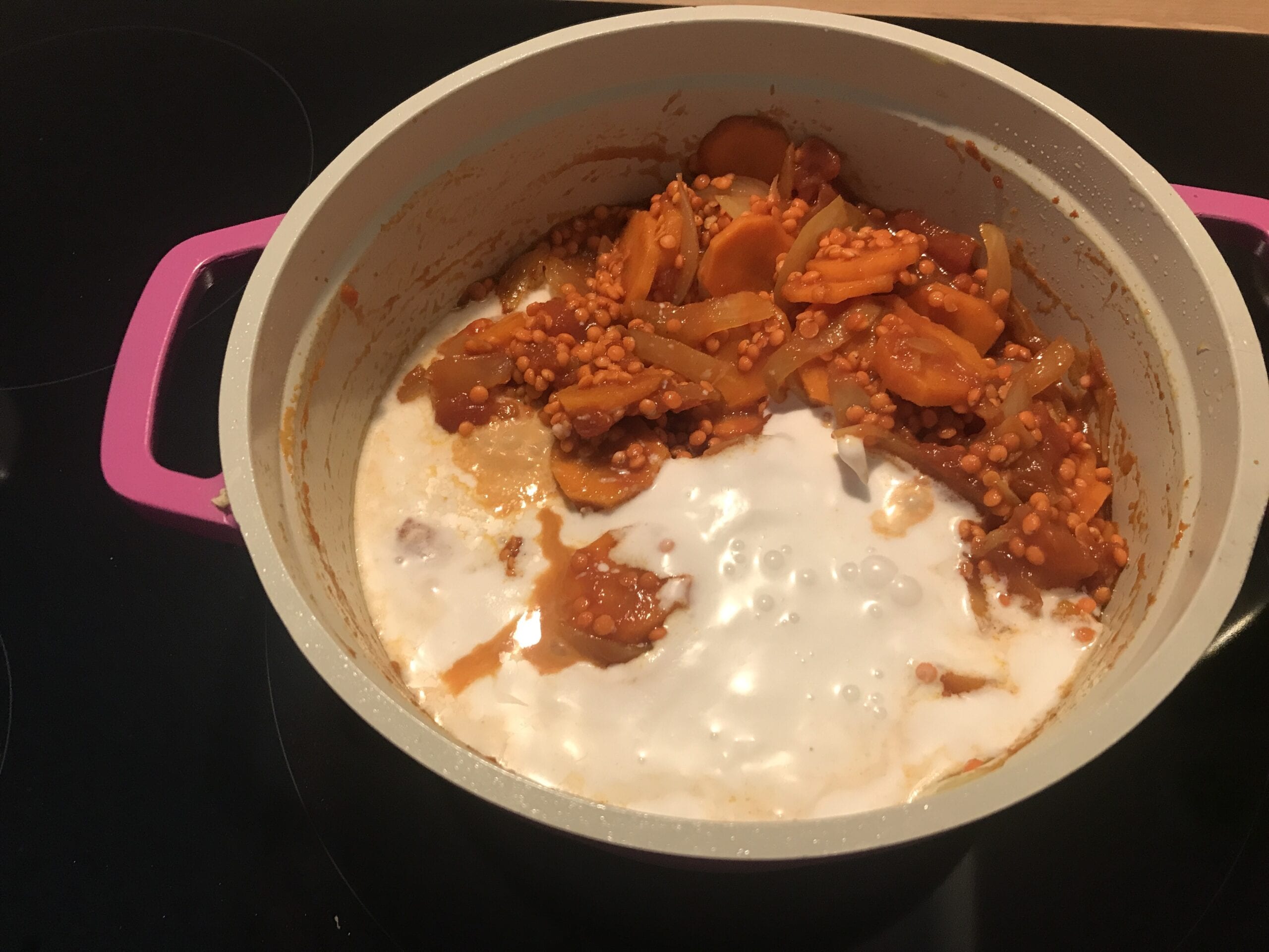 Red lentil dhal : La photo est une représentation de l'étape 5