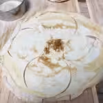 Caramel pancake cake with fleur de sel & vanilla mascarpone cream : La photo est une représentation de l'étape 5