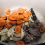 Blanquette de veau : La photo est une représentation de l'étape 6