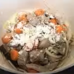 Blanquette de veau : La photo est une représentation de l'étape 5