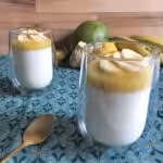 Panna cotta aux fruits exotiques : La photo est une représentation de l'étape 6
