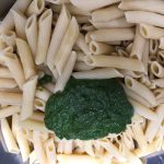 Pasta salad with homemade pesto: The image is a representative of the step 5