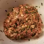 Burger champignons, fromage de chèvre et sauce épinard : La photo est une représentation de l'étape 3