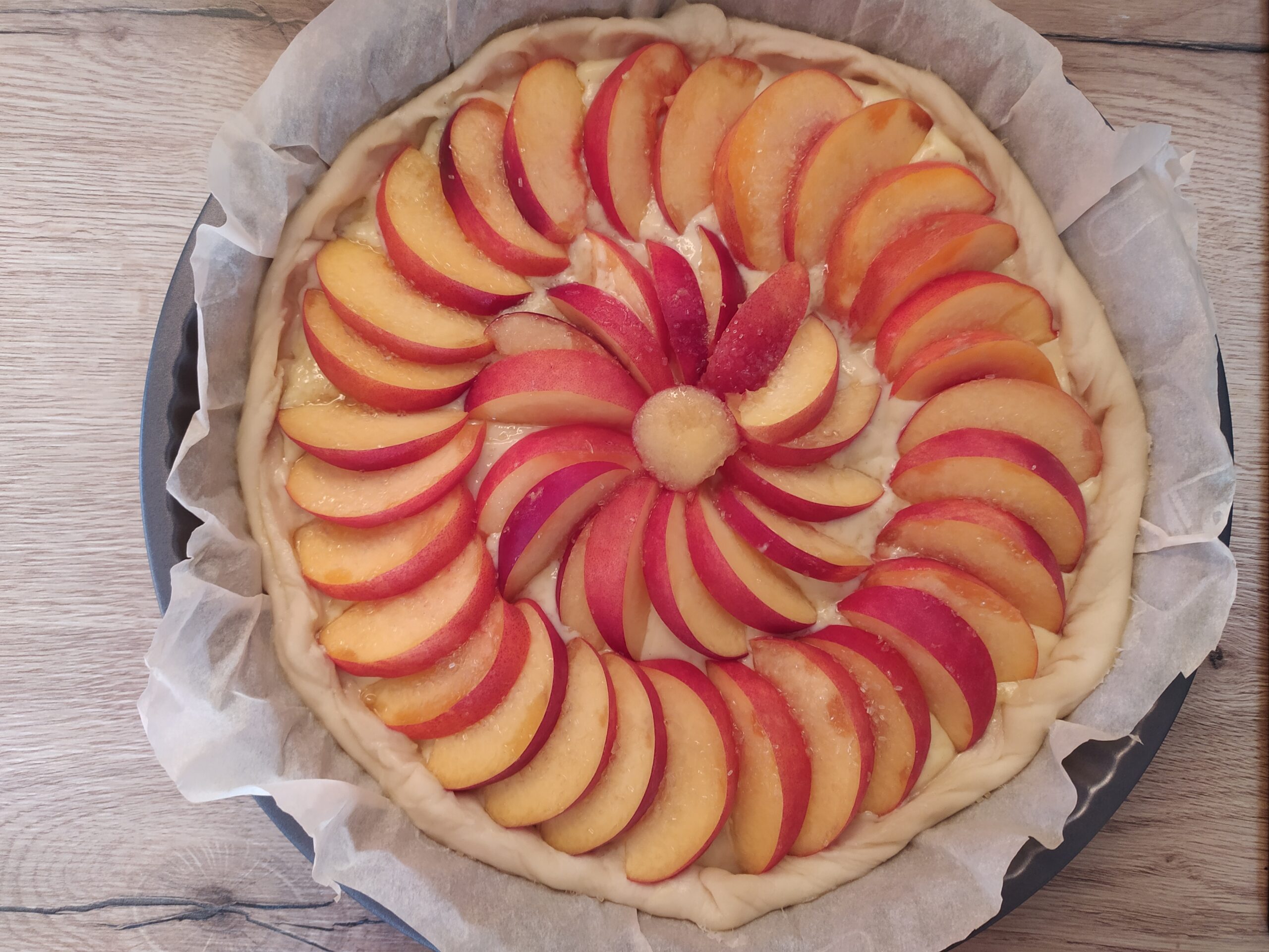 Classic Peach Pie : La photo est une représentation de l'étape 7