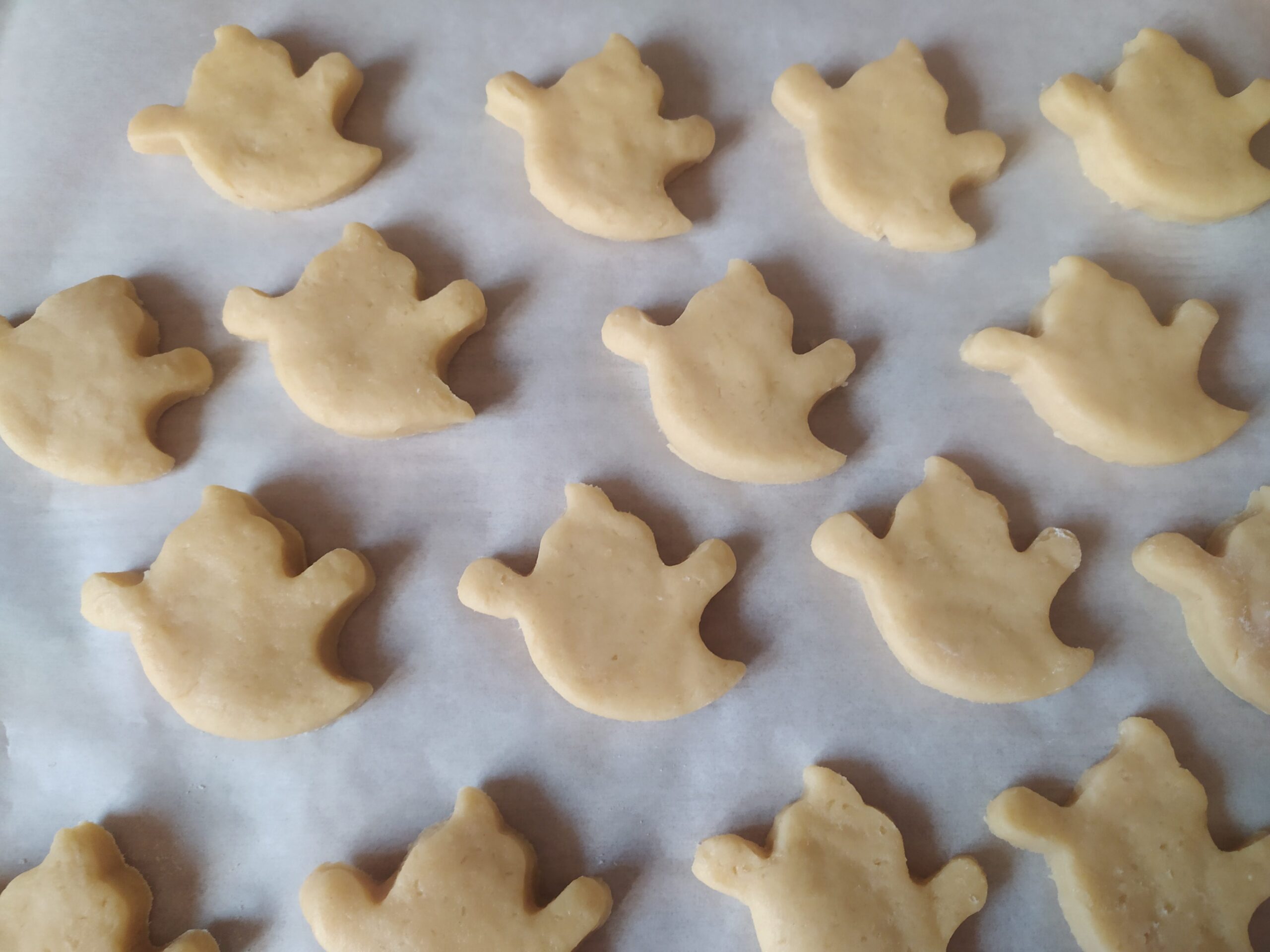 Halloween shortbread ghost cookies : La photo est une représentation de l'étape 6