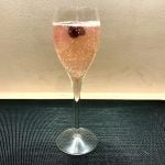 Valentine's Cocktail with Clairette de Die and Raspberry: The image is a representative of the step 3