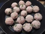 Veal meatballs with mint: The image is a representative of the step 6
