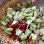 Home-made tabbouleh: The image is a representative of the step 4