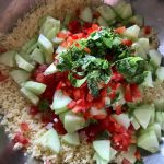 Home-made tabbouleh: The image is a representative of the step 5