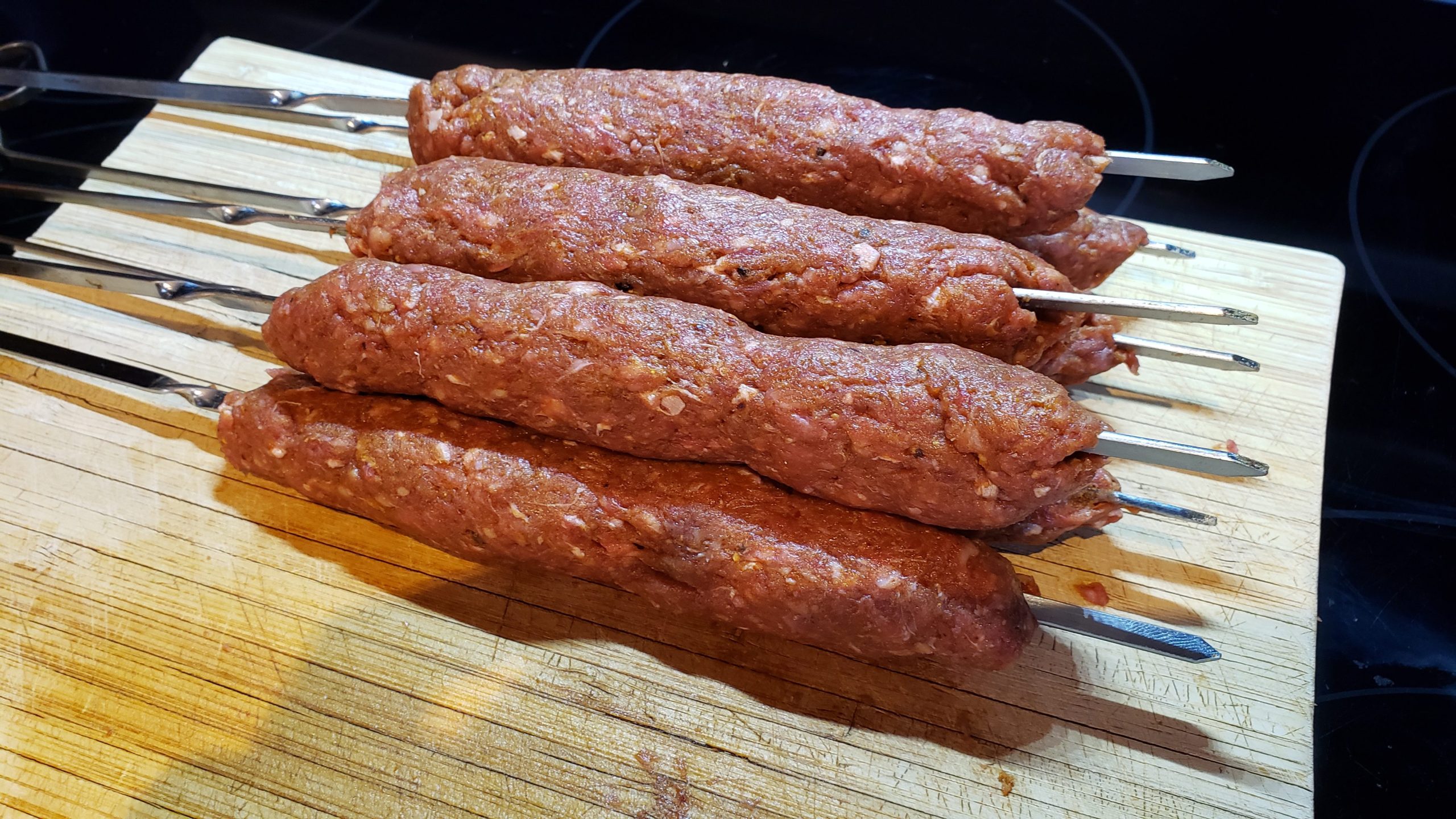 Kebab-style beef skewer : La photo est une représentation de l'étape 3