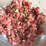 Tartare de bœuf (Facile et rapide) : La photo est une représentation de l'étape 6