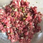 Beef tartare (Quick and easy): The image is a representative of the step 6