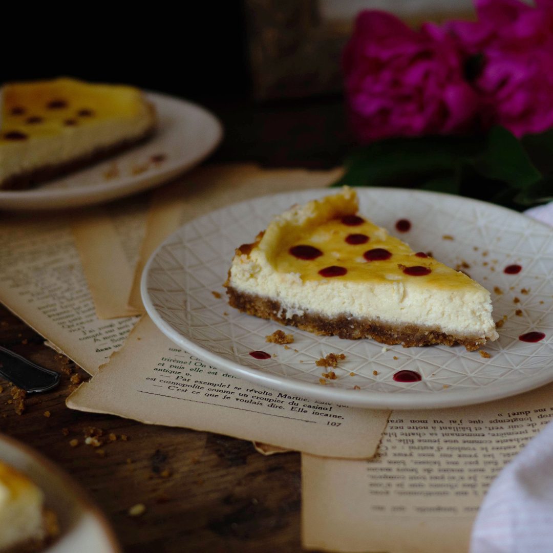 La photo représente la recette : Cheesecake à la vanille