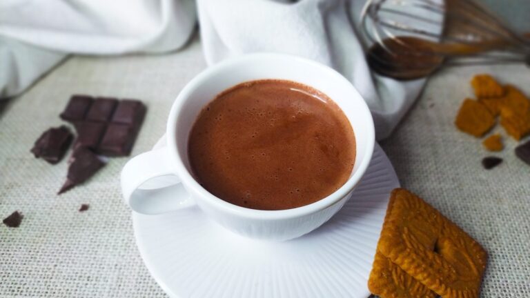 La photo représente la recette : Chocolat chaud onctueux