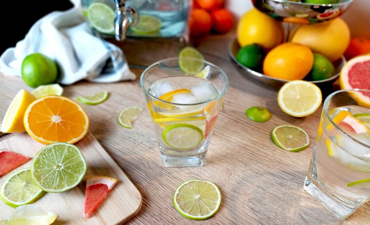 La photo représente la recette : Citrus Detox Water