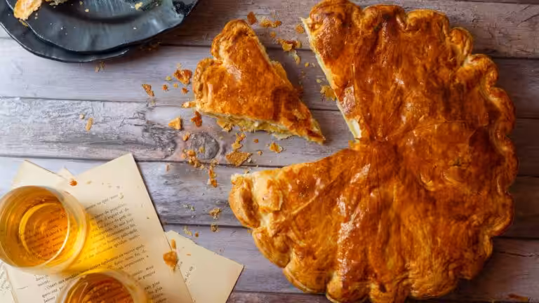 La photo représente la recette : Galette des rois à la frangipane