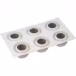 La photo représente l'ustensile : Moules en silicone sphériques