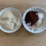 Pavlova chocolat et framboise : La photo est une représentation de l'étape 1