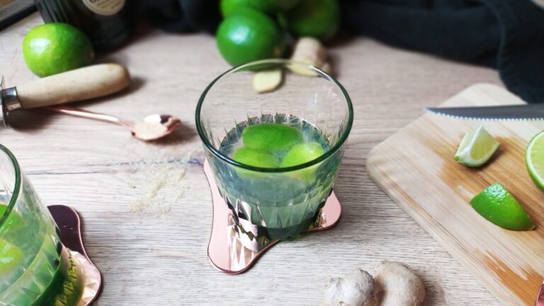 La photo représente la recette : Ti-Punch au gingembre