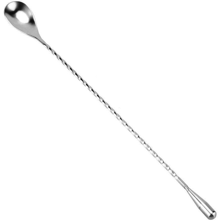 The photo shows the utensil: Cocktail spoon