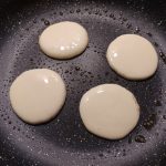 Homemade blinis: The image is a representative of the step 4