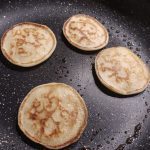 Homemade blinis: The image is a representative of the step 5