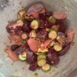 Beet salad: The image is a representative of the step 5