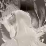 Meringues en forme de flocons de Noël : La photo est une représentation de l'étape 3
