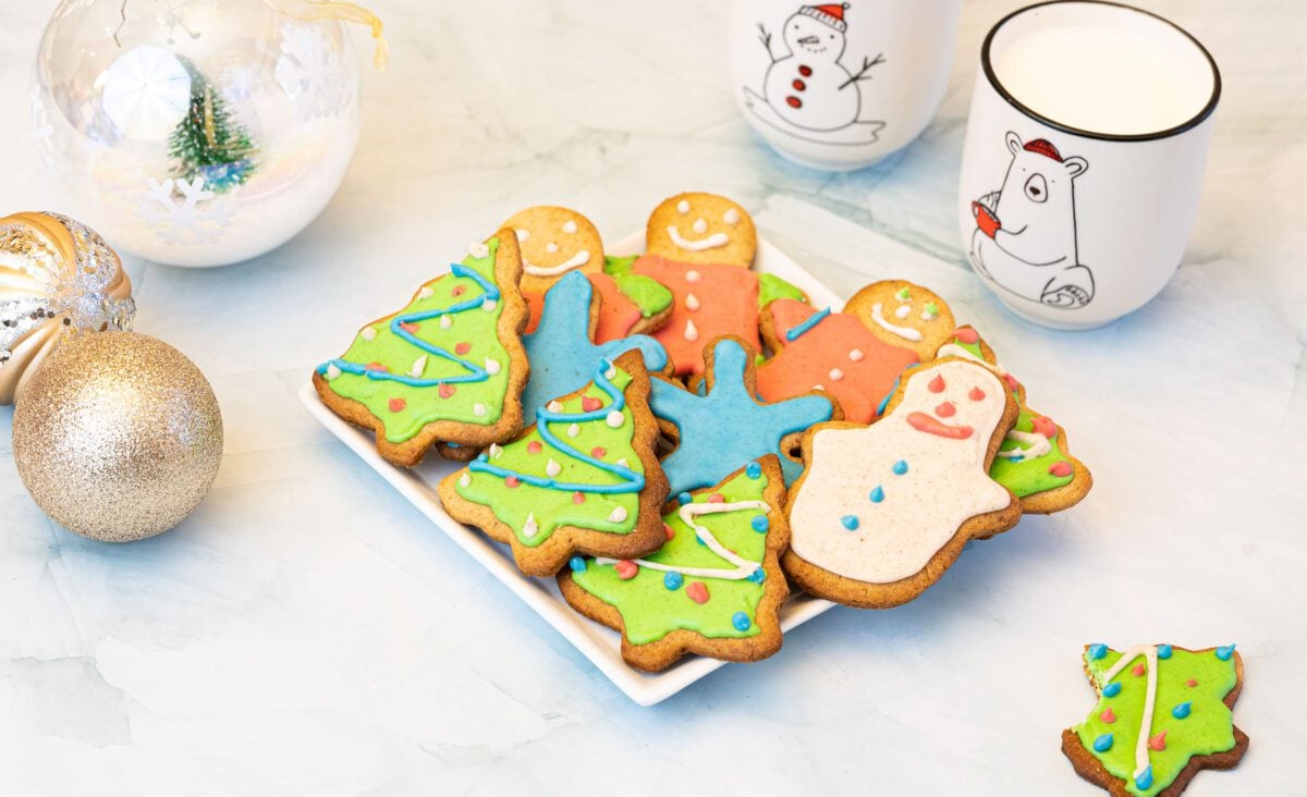 La photo représente la recette : Biscuits sablés aux épices de Noël
