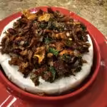 Brie double crème rôti aux chanterelles et sirop d'érable : La photo est une représentation de l'étape 8