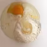 Crêpes au jambon et fromage : La photo est une représentation de l'étape 1