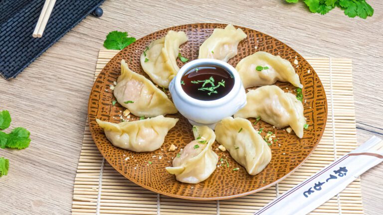 La photo représente la recette : Dumplings au porc maison