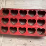 Bonbons au chocolat et guimauve en forme de cœur : La photo est une représentation de l'étape 8