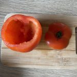 Tomates farcies : La photo est une représentation de l'étape 1