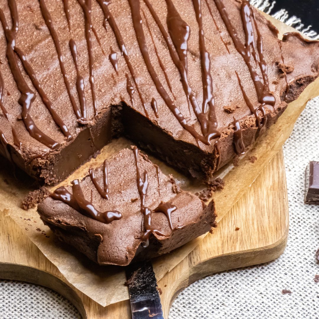 La photo représente la recette : Gâteau mi-cuit, fondant au chocolat