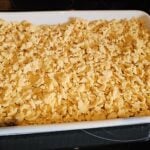 Apple Rhubarb Crumble : La photo est une représentation de l'étape 5