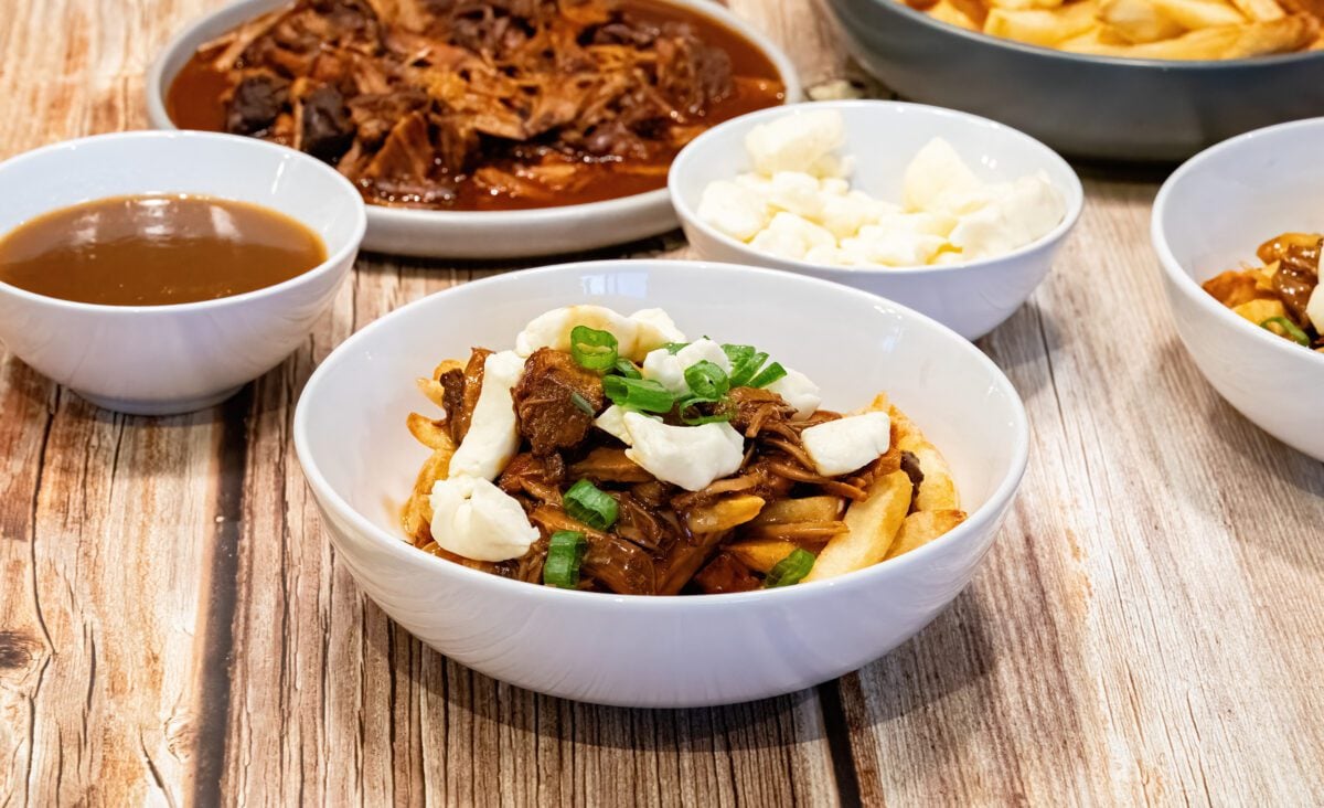 La photo représente la recette : Pulled Pork Poutine