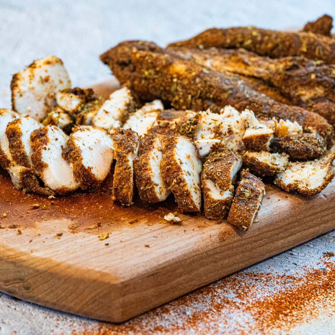 La photo représente la recette : Poitrines de poulet cajun au BBQ