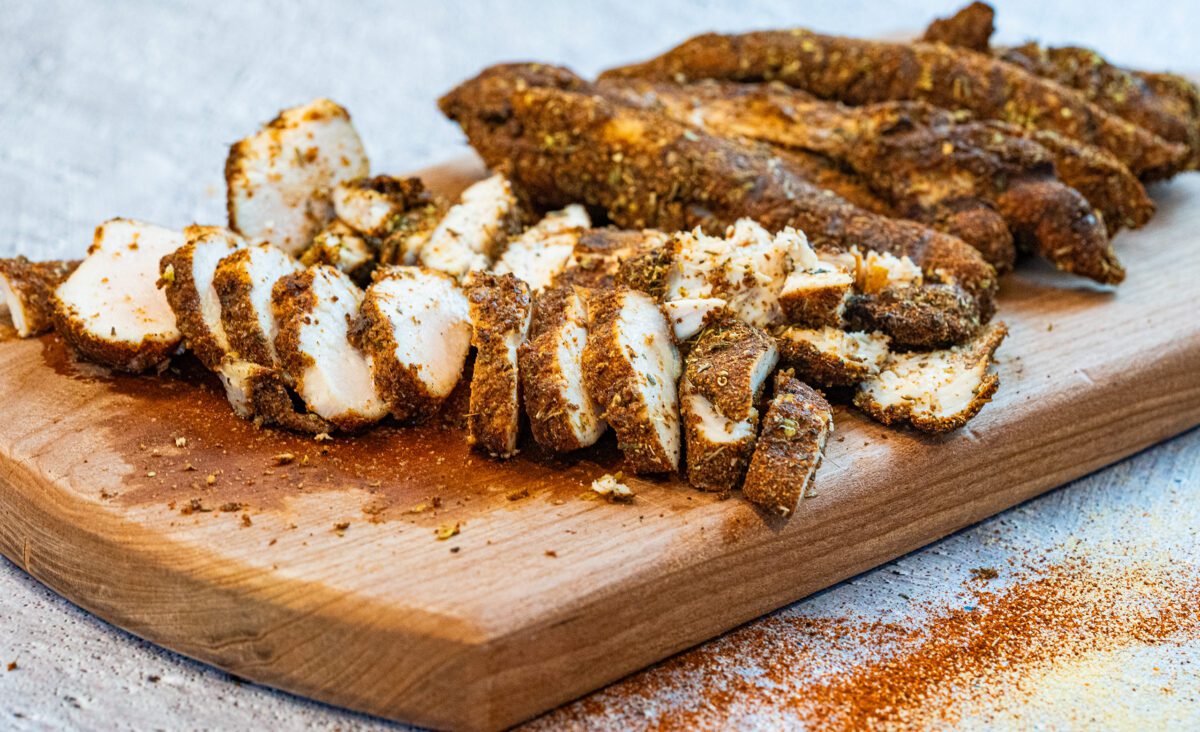 La photo représente la recette : Poitrines de poulet cajun au BBQ