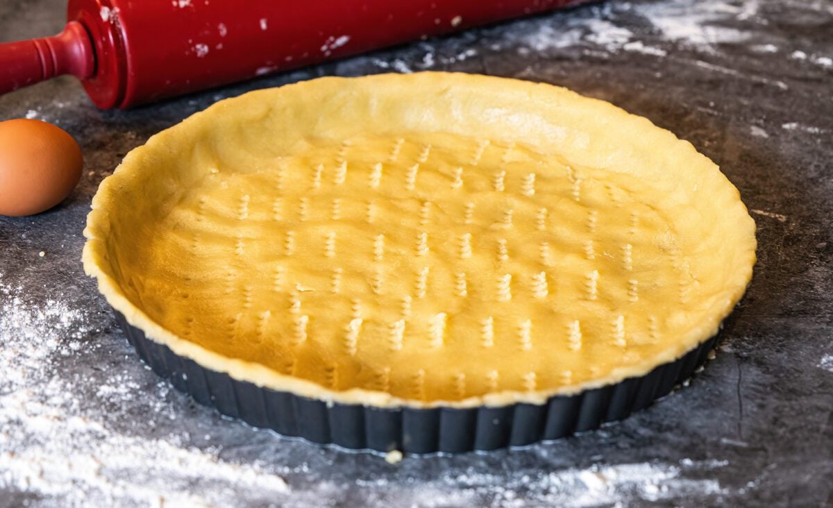 La photo représente la recette : Pâte sablée à la poudre d'amande